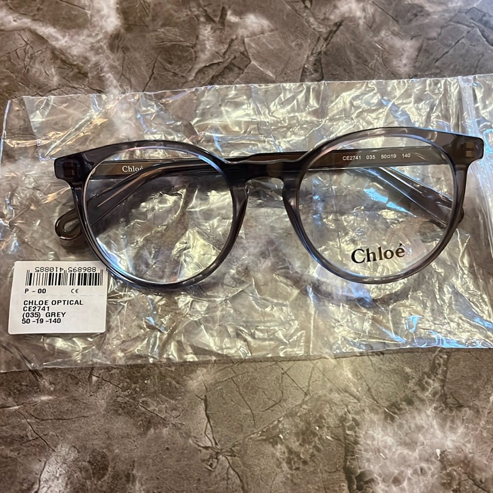 SALE!! DEAL!! New with Tags! Chloe Dark Gray CE2741 Eyeglasses w/Case - Picture 8 of 11